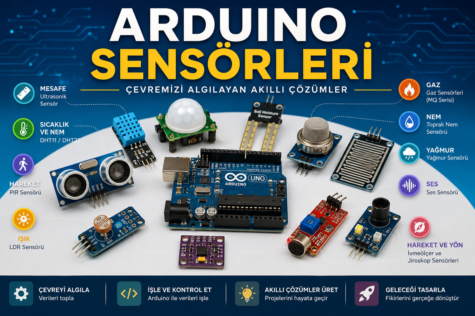 Arduino Sensörleri Nelerdir? Arduino sensörleri nelerdir?