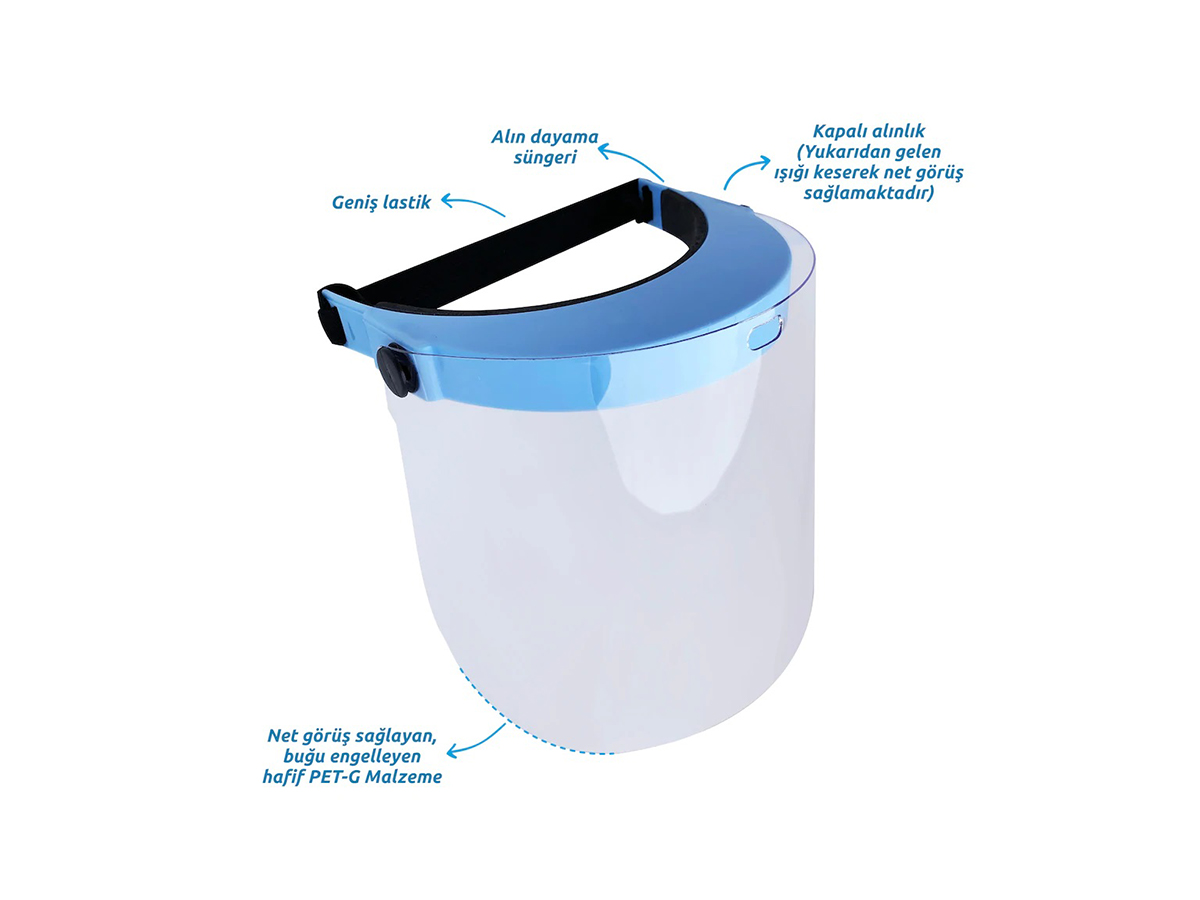 Yüz Koruyucu Siper Maske