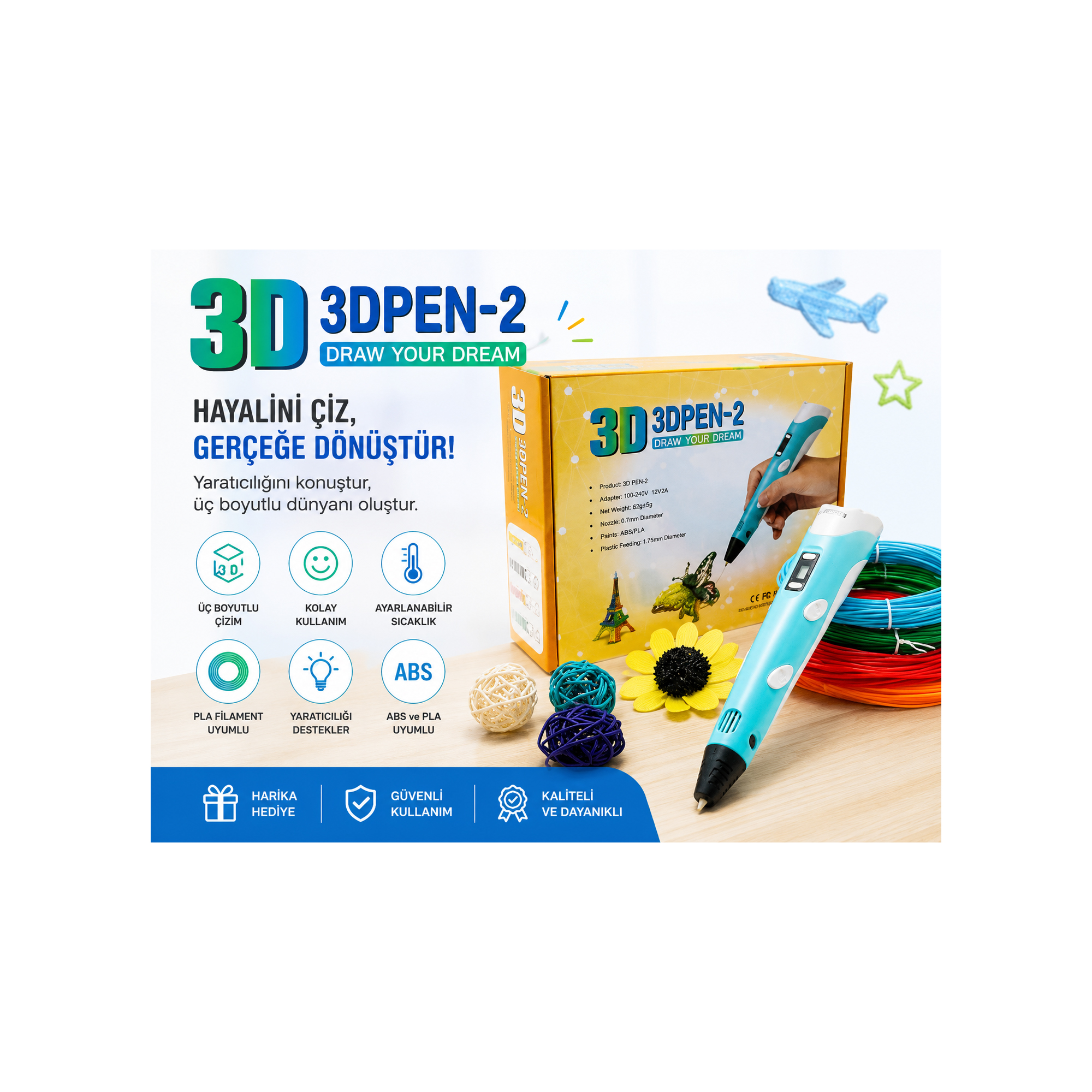 3D Yazıcı Kalem / Pen Printer 3d yazıcı kalem / pen printer