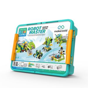 Makerzoid robot master premium kit ( robotik, kodlama ve mühendislik seti, 200 robot )