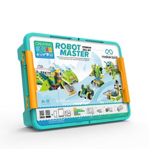 Makerzoid robot master premium kit ( robotik, kodlama ve mühendislik seti, 200 robot )