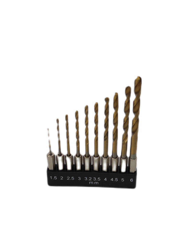 Matkap-Ucu-1.Jpg Bits saplı hss matkap uçu seti / 10'lu