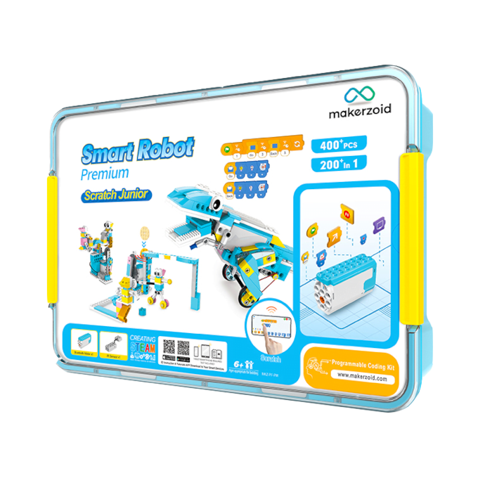 Makerzoid smart robot premium programmable building kit ( 200+ proje ) - görsel 1