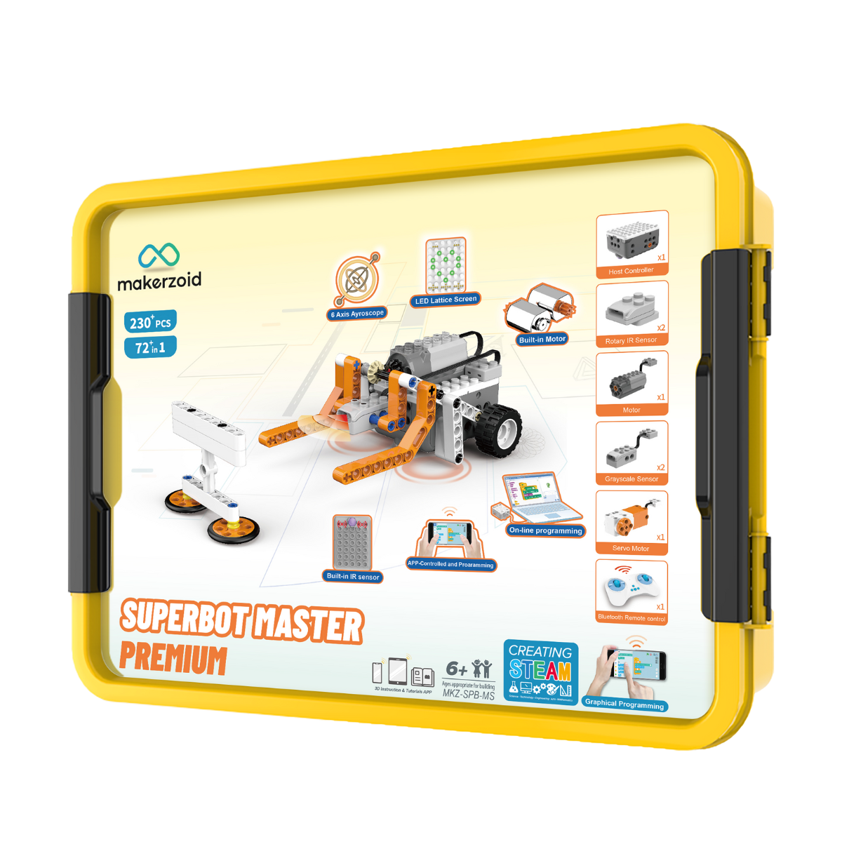 Superbot master premium programmable building kit