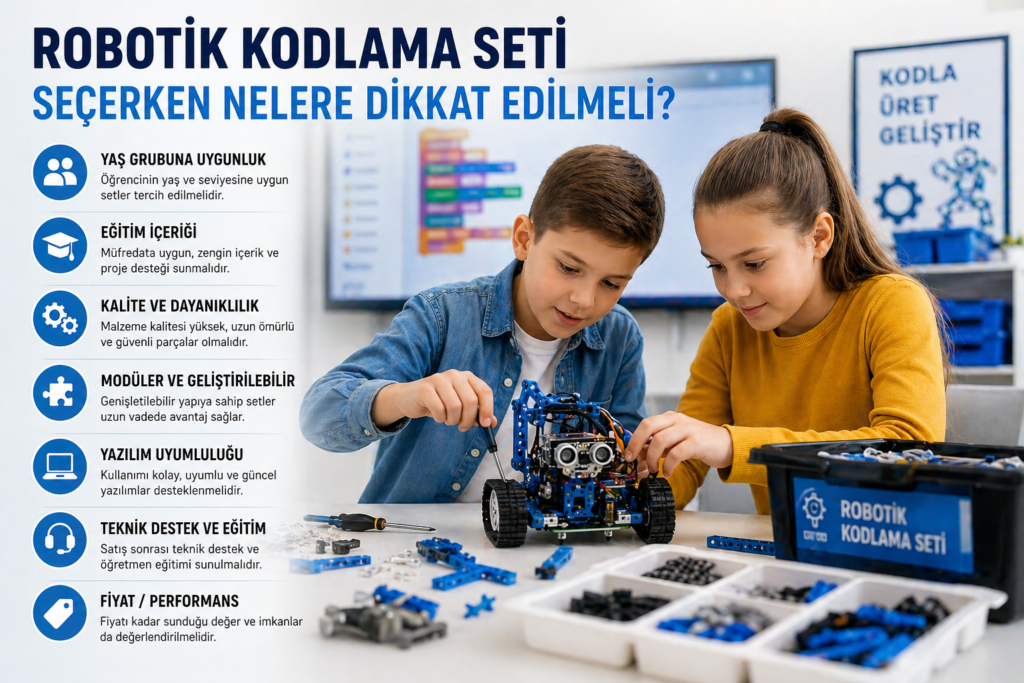 Robotik Kodlama Seti Seçerken Nelere Dikkat Edilmeli