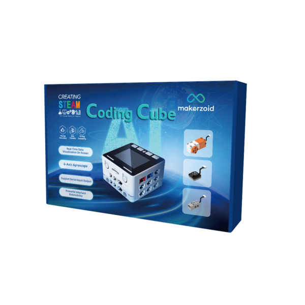 Makerzoid Coding Cube Premium İncelemesi Makerzoid coding cube premium ( ai control hub )