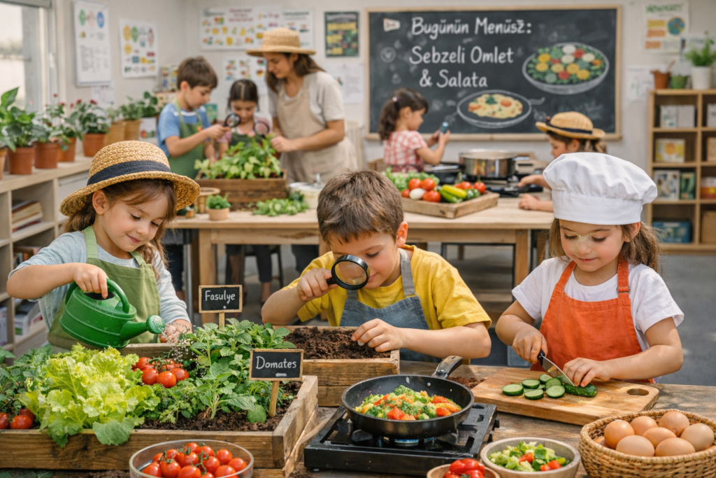 Çocuklar İçin Yaşayan Bir Atölye Deneyimi