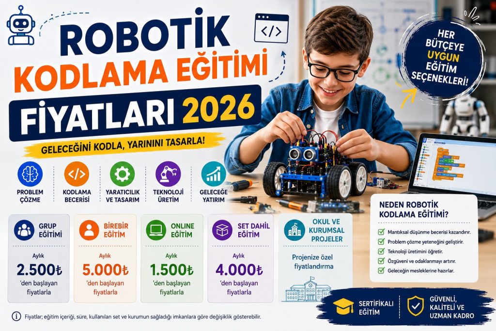 Robotik Kodlama Eğitimi Fiyatları