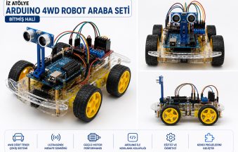 Arduino 4wd robot araba seti