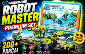 Evde robotik kodlama eğitim seti