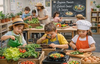 Çocuklar i̇çin yaşayan bir atölye deneyimi
